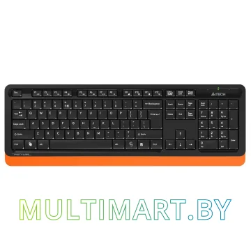 Комплект клавиатура + мышь A4Tech Fstyler FG1010 (черный/оранжевый) картинка 4